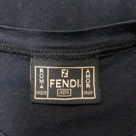 fully fendi t shirt|fendi denim shirt.